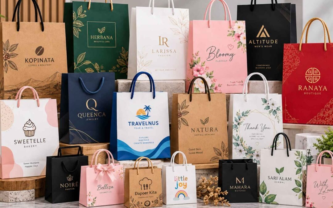 Cetak Paper Bag Sragen Bisa Custom Logo